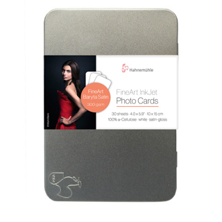 Hahnemühle FineArt Baryta Satin Photo Cards 300gsm 10 x 15cm 30 Sheets