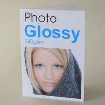 Photo Glossy 240 Inkjet Cards A6 (from A4) Borderless (20)